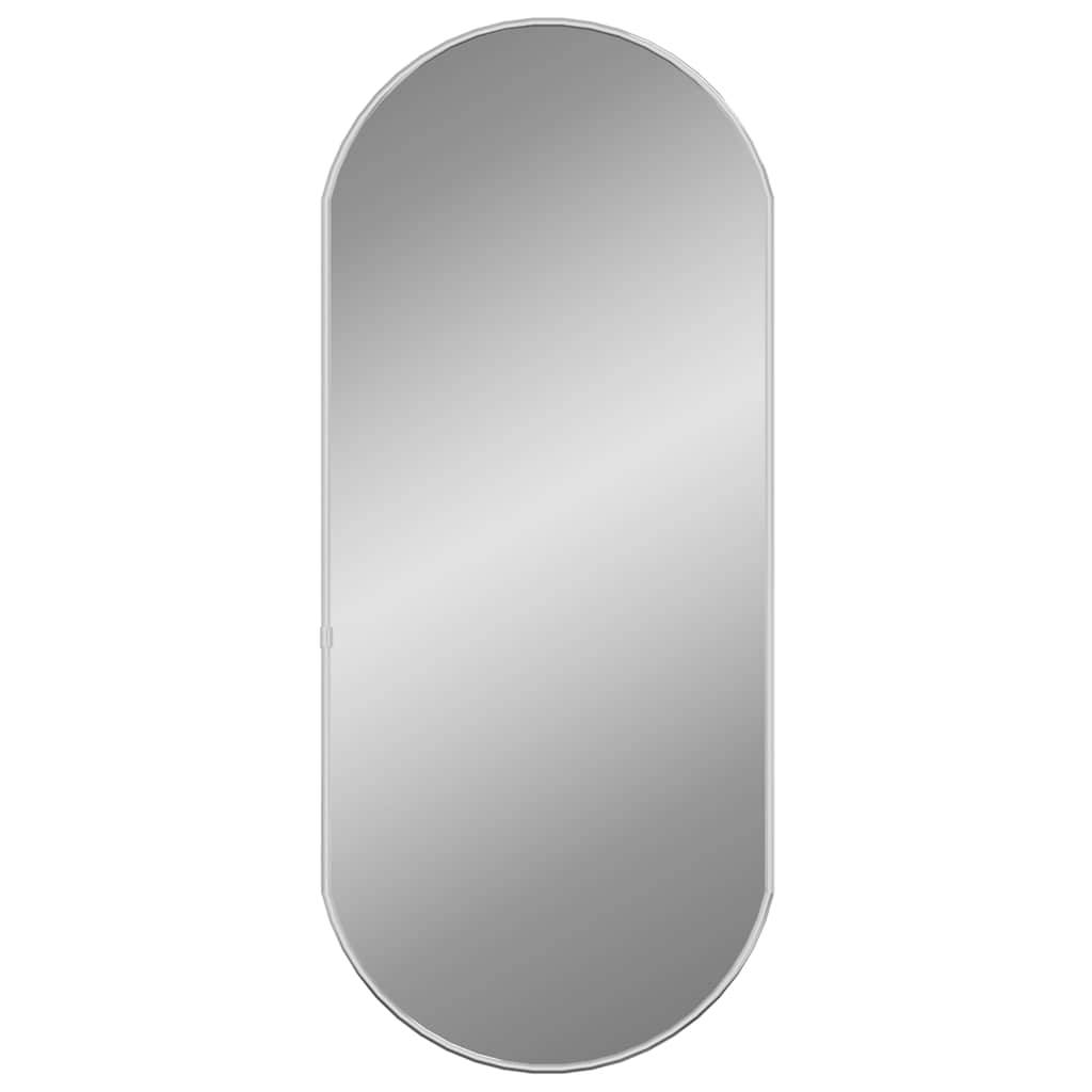 vidaXL Wandspiegel Silbern 70x30 cm Oval