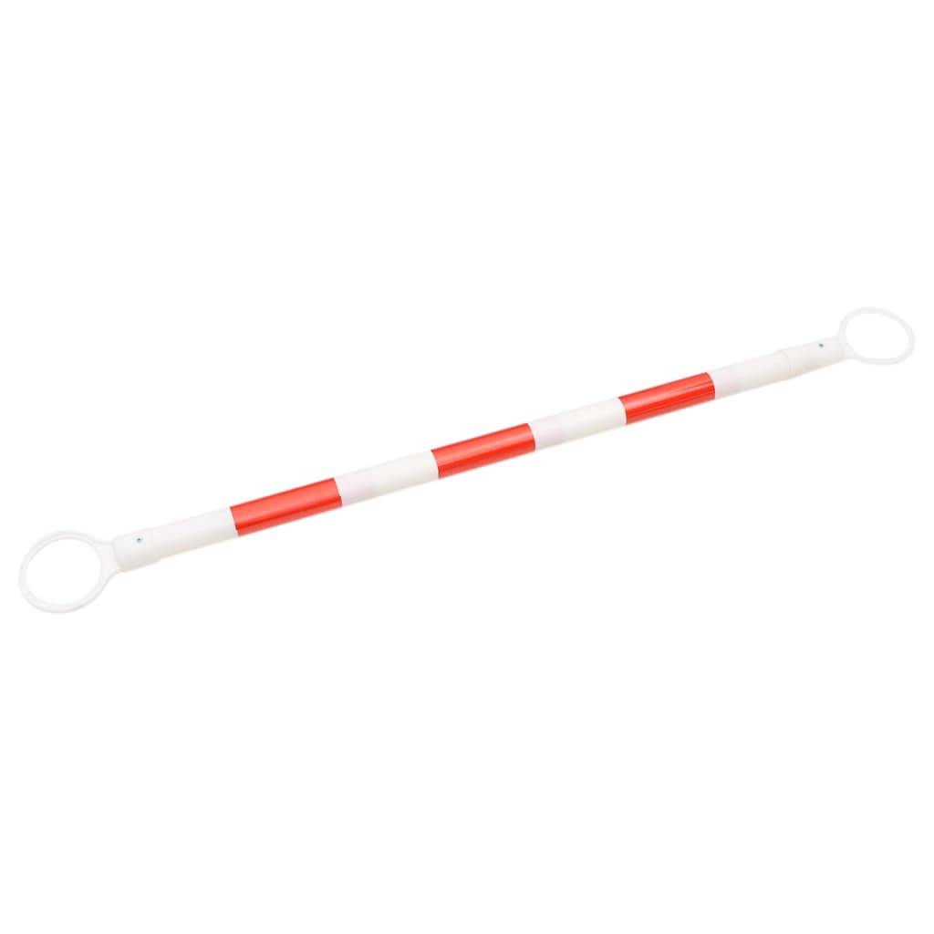 vidaXL Teleskopstangen für Leitkegel 10 Stk. ABS 116-197 cm
