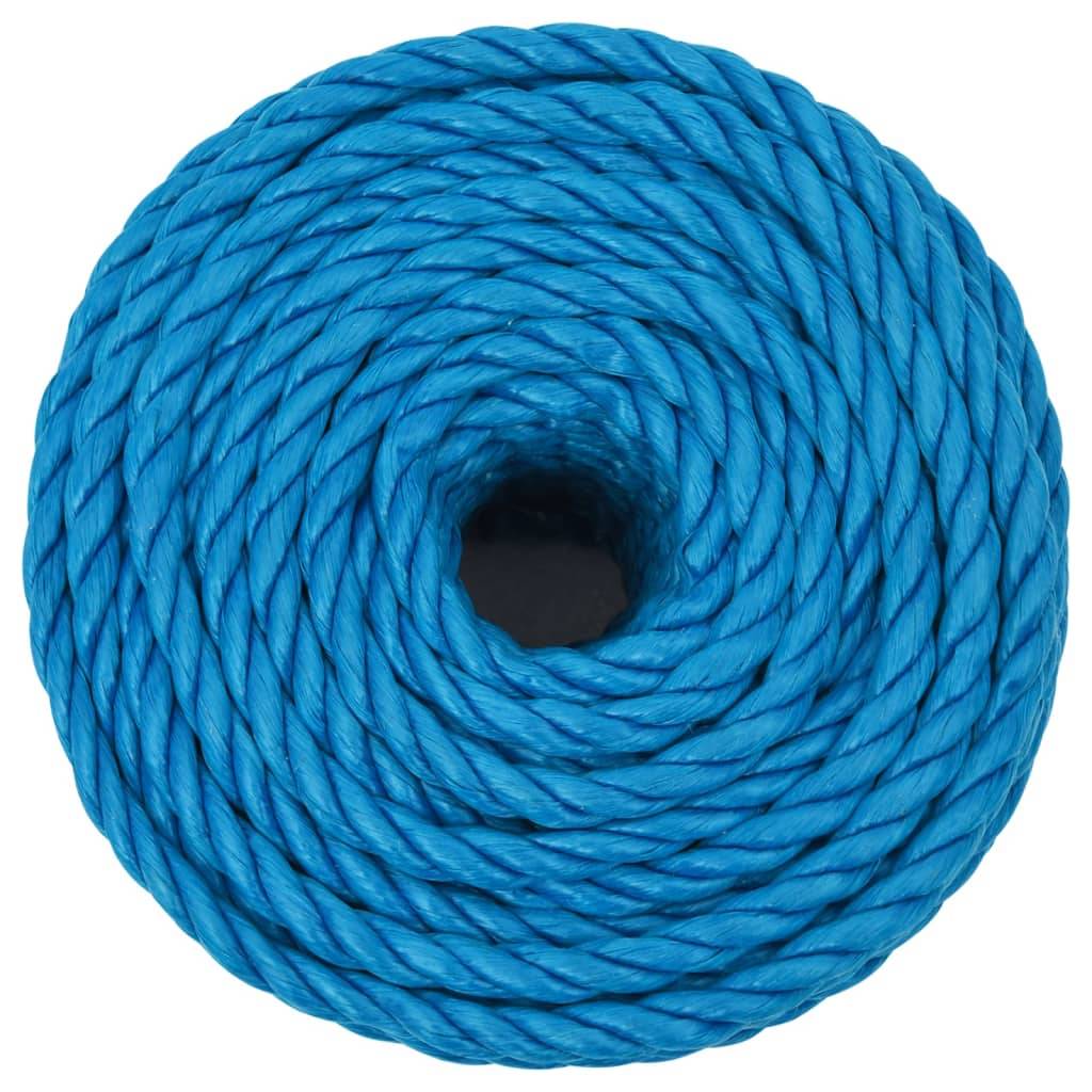vidaXL Arbeitsseil Blau 14 mm 25 m Polypropylen