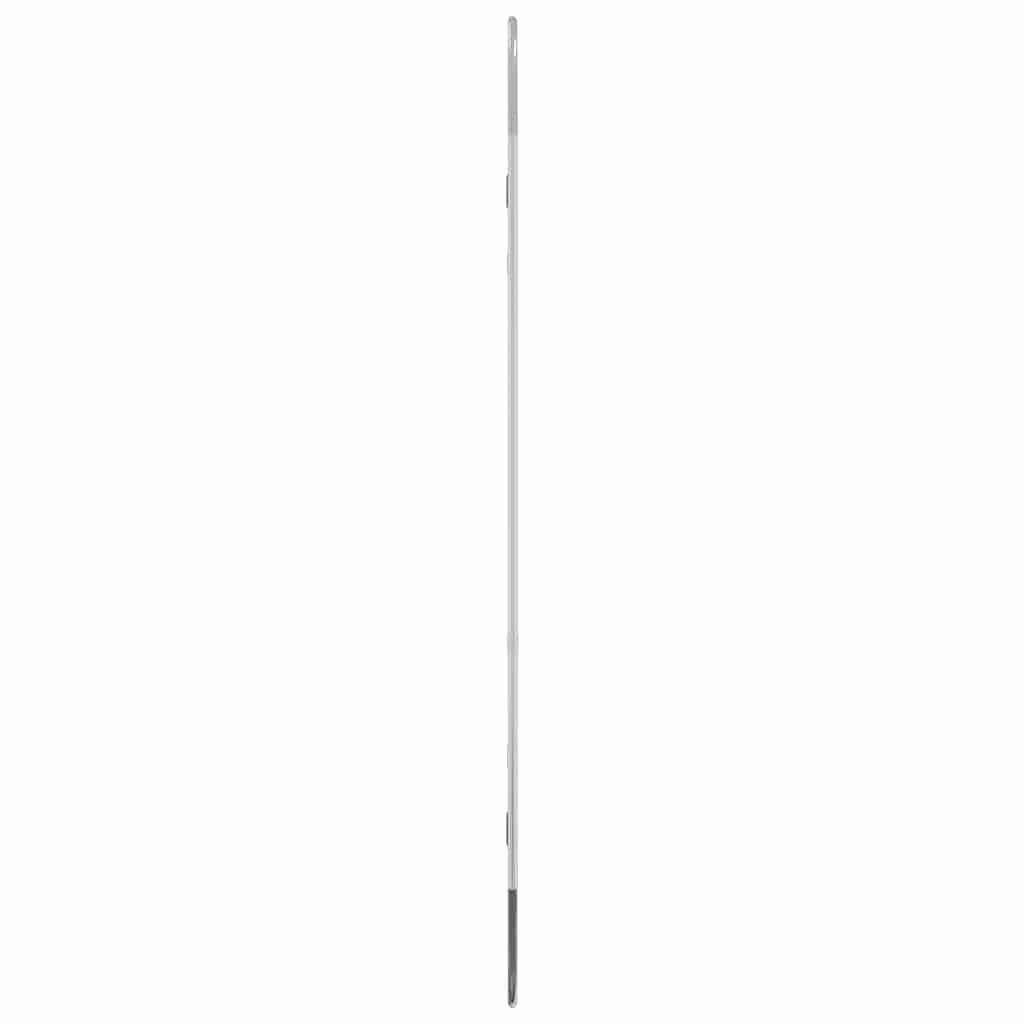 vidaXL Wandspiegel Silbern 90x40 cm Oval