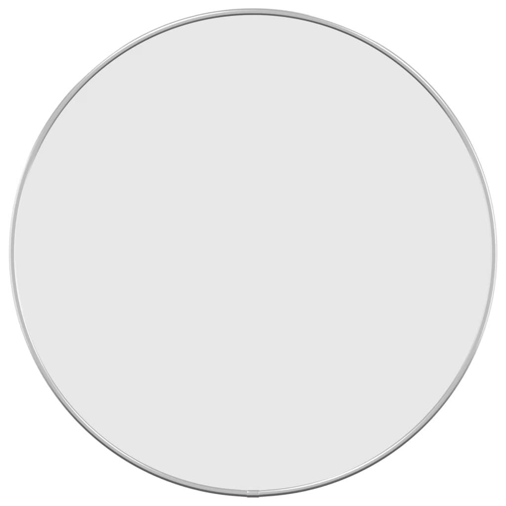 vidaXL Wandspiegel Silbern Ø 50 cm Rund