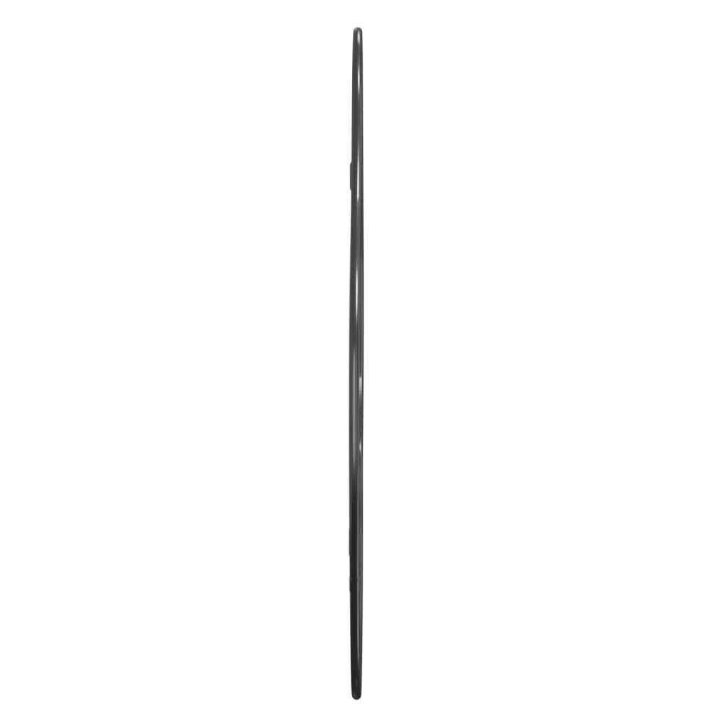 vidaXL Wandspiegel Schwarz 60x50 cm