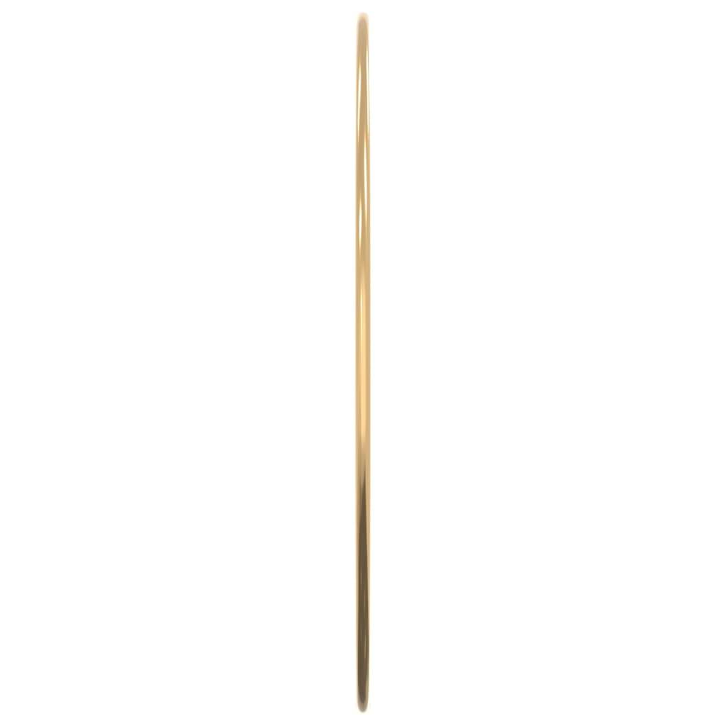 vidaXL Wandspiegel Golden Ø 40 cm Rund