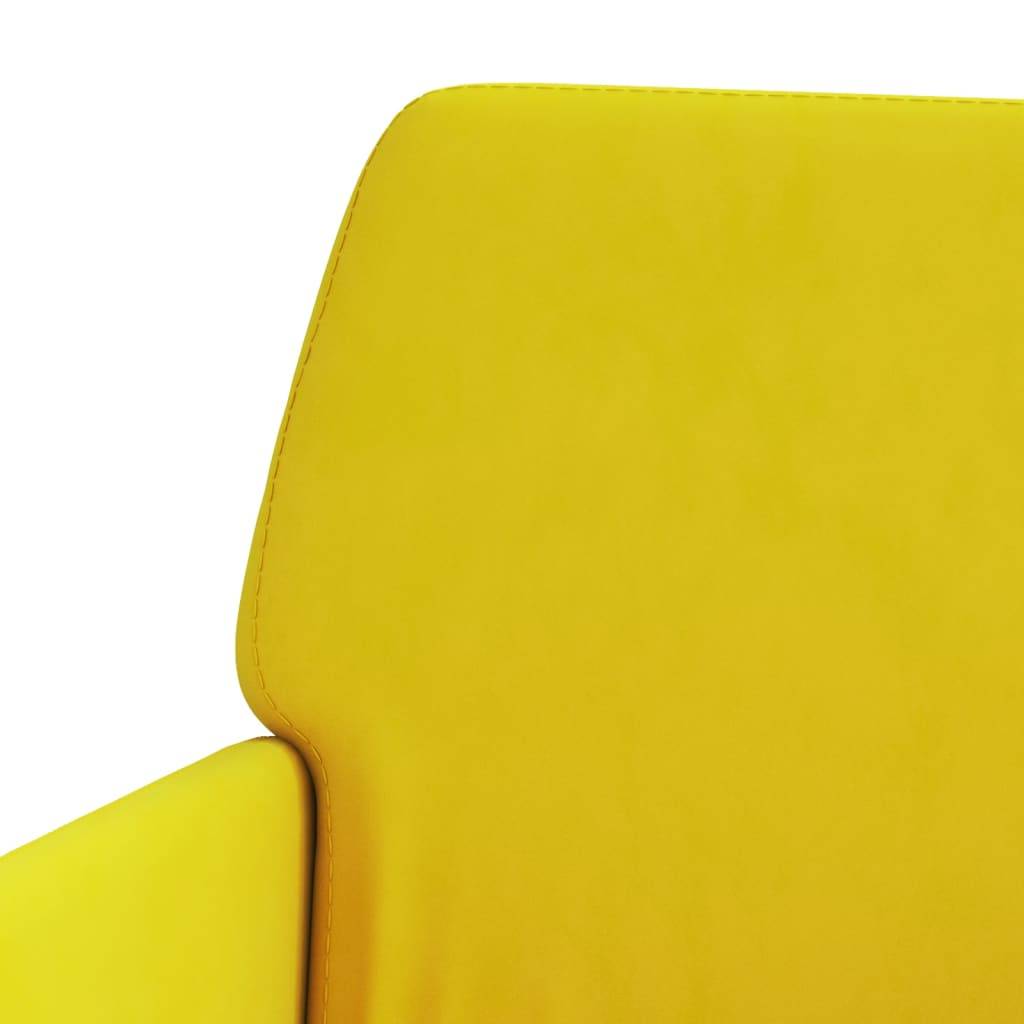 vidaXL Sessel Gelb 62x79x79 cm Samt