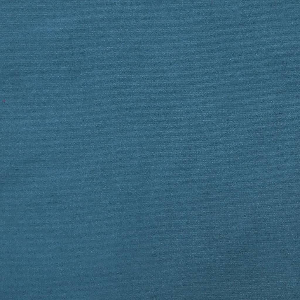 vidaXL Sitzbank Blau 108x79x79 cm Samt
