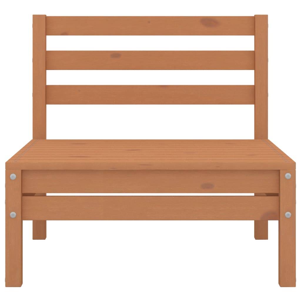 vidaXL 4-tlg. Garten-Lounge-Set Honigbraun Massivholz Kiefer