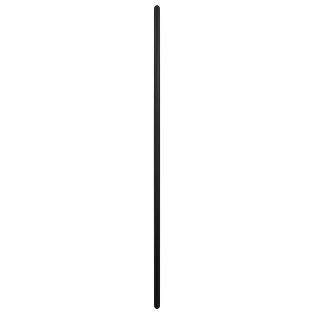 vidaXL Wandspiegel Schwarz Ø 40 cm Rund