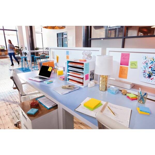 Haftnotiz Super Sticky Notes Promotion Carnival Coll. 76X76mm 90 Blatt VE=12 Blöcke