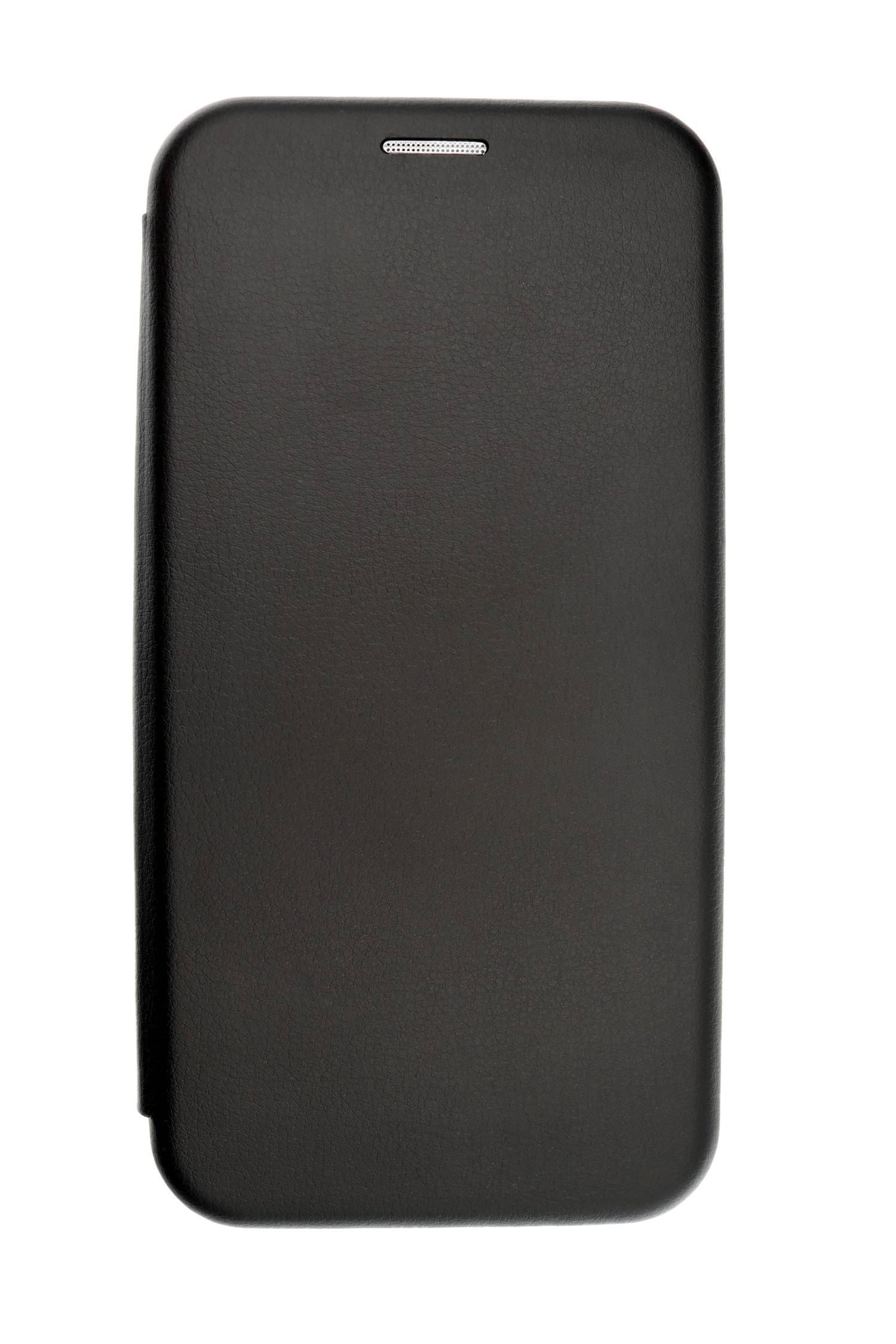 JAMCOVER Bookcover Rounded II Schwarz für Apple iPhone 13 - Schutzhülle, Handytasche im Buchformat