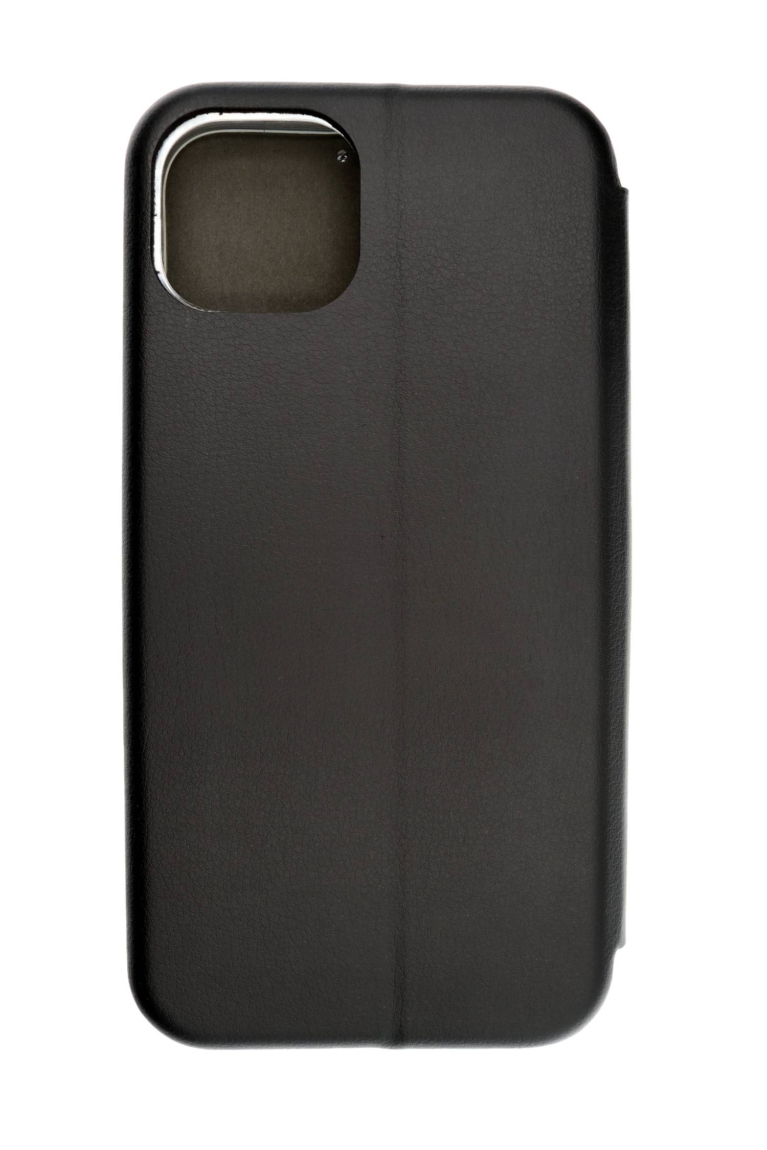 JAMCOVER Bookcover Rounded II Schwarz für Apple iPhone 13 - Schutzhülle, Handytasche im Buchformat