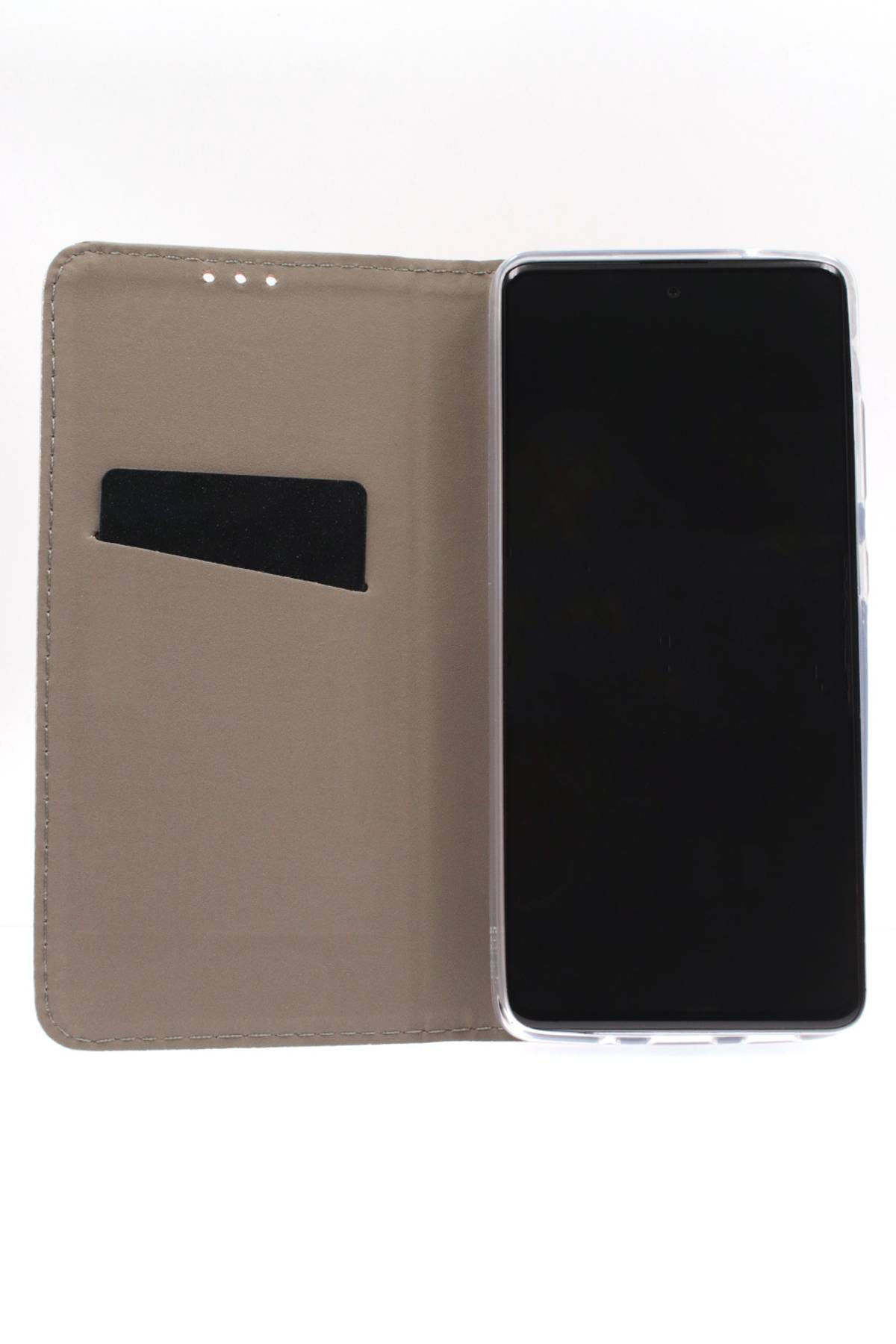 JAMCOVER Bookcover Texture Gold für Samsung Galaxy A23 5G - Schutzhülle, Handytasche im Buchformat