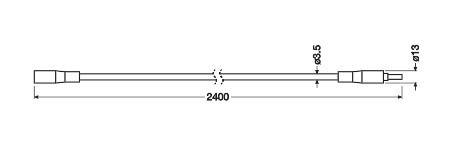 Ledvance Seilverlängerung PANEL1200CABLEEXTTW.