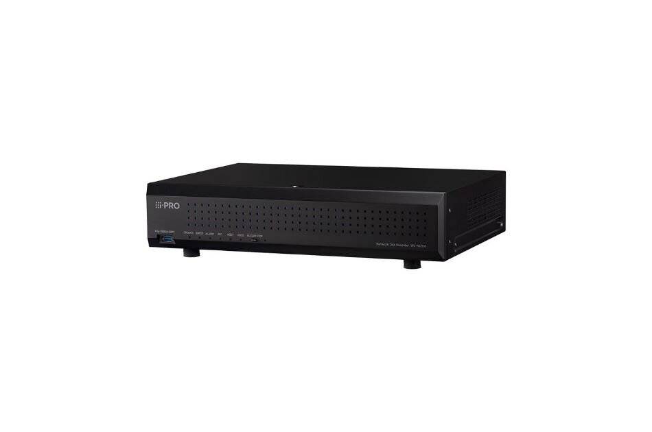 i-PRO WJ-NU301KG, Netzwerk Recording System 16 Kanal, max 40TB, 128Mbps build in PoE+ switch,