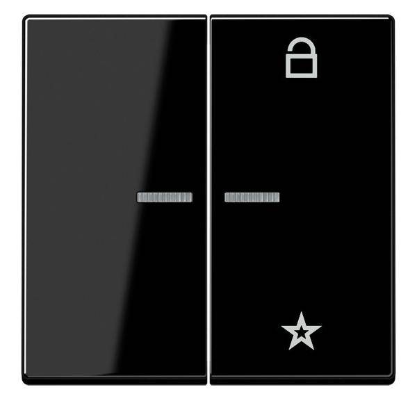 Jung eNet Funk-Steuertaste FM A 1701 BF SW