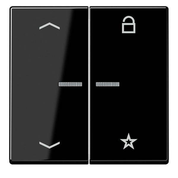 Jung eNet Funk-Steuertaste FM A 1701 BFP SW