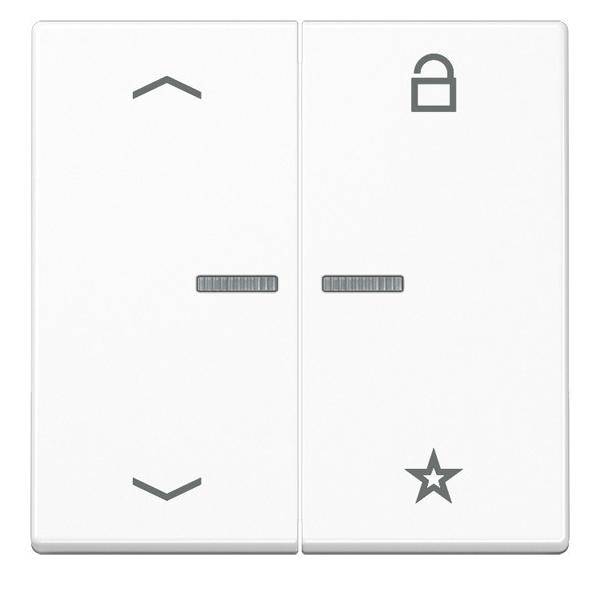 Jung eNet Funk-Steuertaste FM A 1701 BFP WW