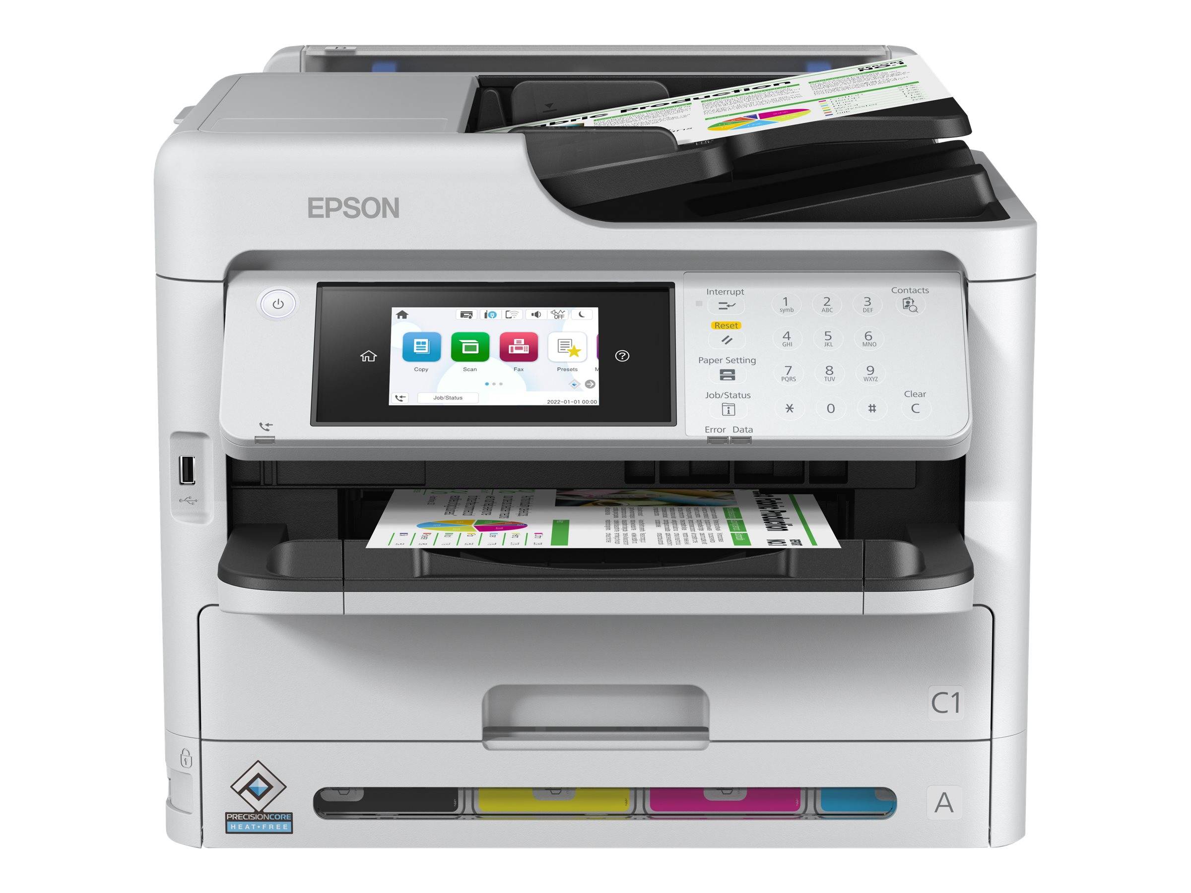 Epson WorkForce Pro WF-C5890DWF BAM - Multifunktionsdrucker - Farbe - Tintenstrahl - A4/Legal (Medien)