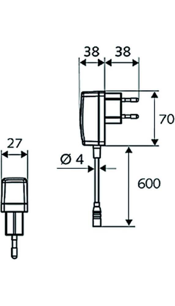 SCHELL Elektronische WT-Armatur VENUS Typ HD-M, Batteriebetrieb chrom