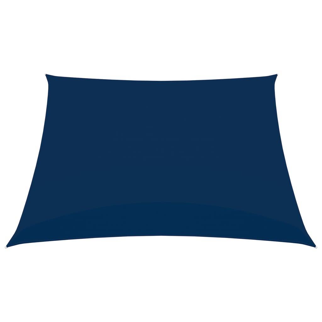 vidaXL Sonnensegel Oxford-Gewebe Rechteckig 2,5x3 m Blau