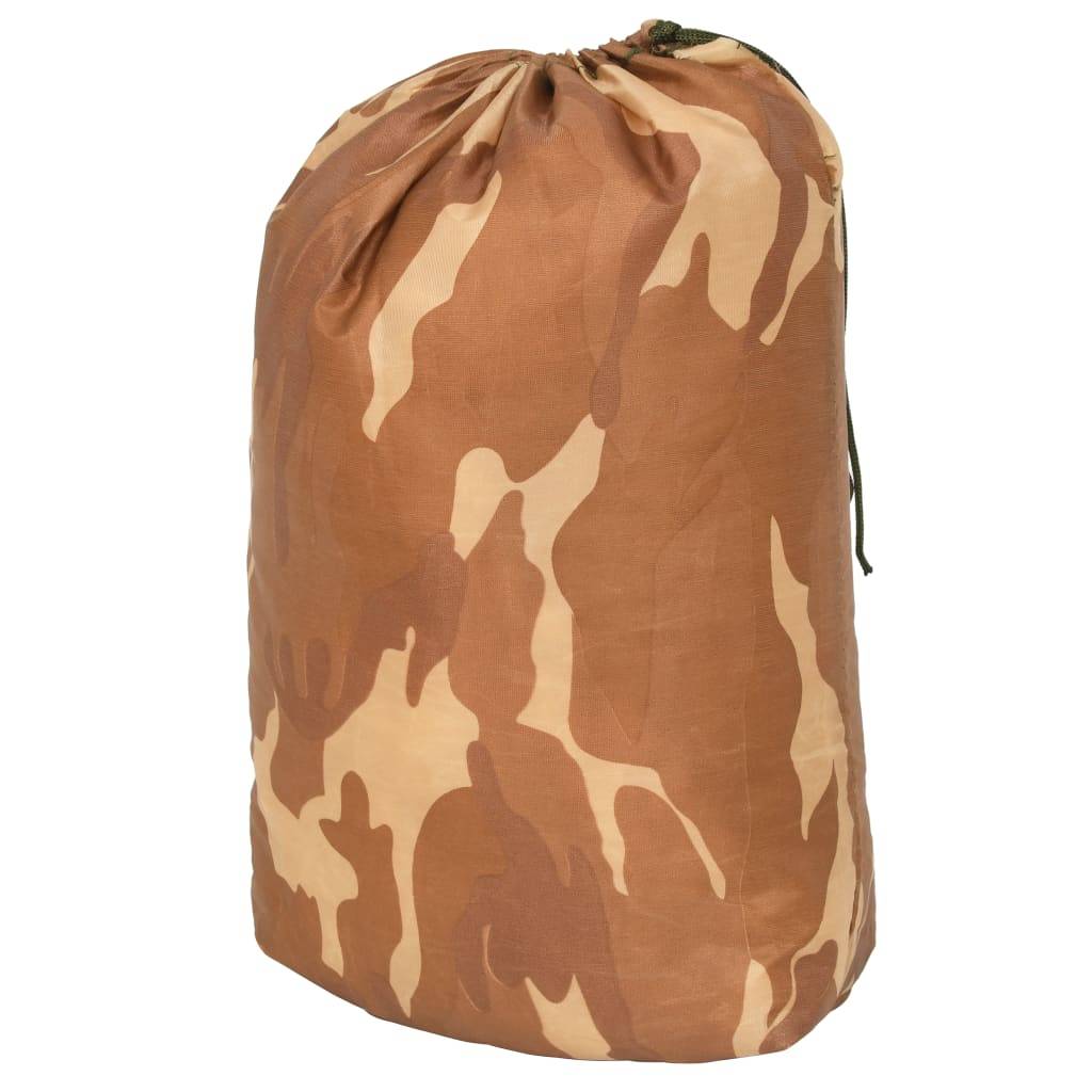 vidaXL Tarnnetz mit Aufbewahrungstasche 521x493 cm Sandfarbe