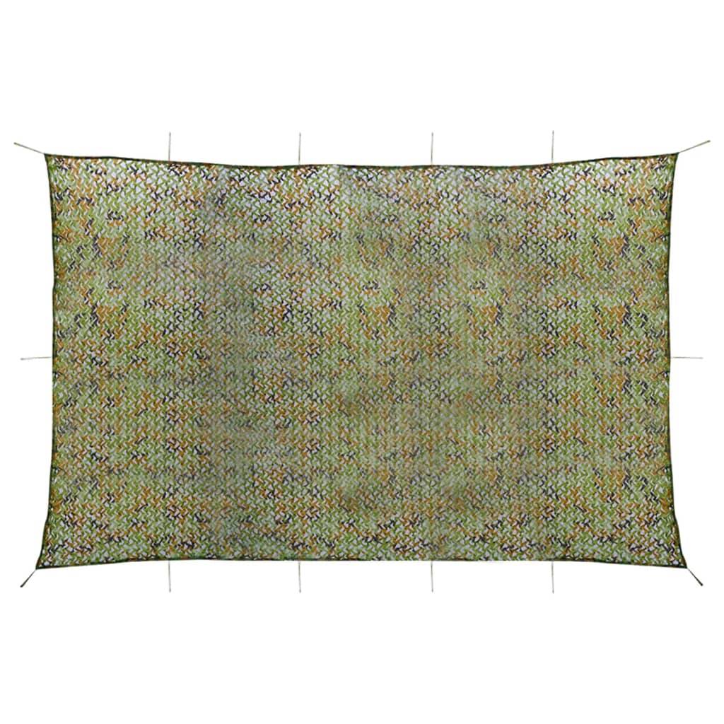 vidaXL Tarnnetz mit Aufbewahrungstasche 5x8 m Grün