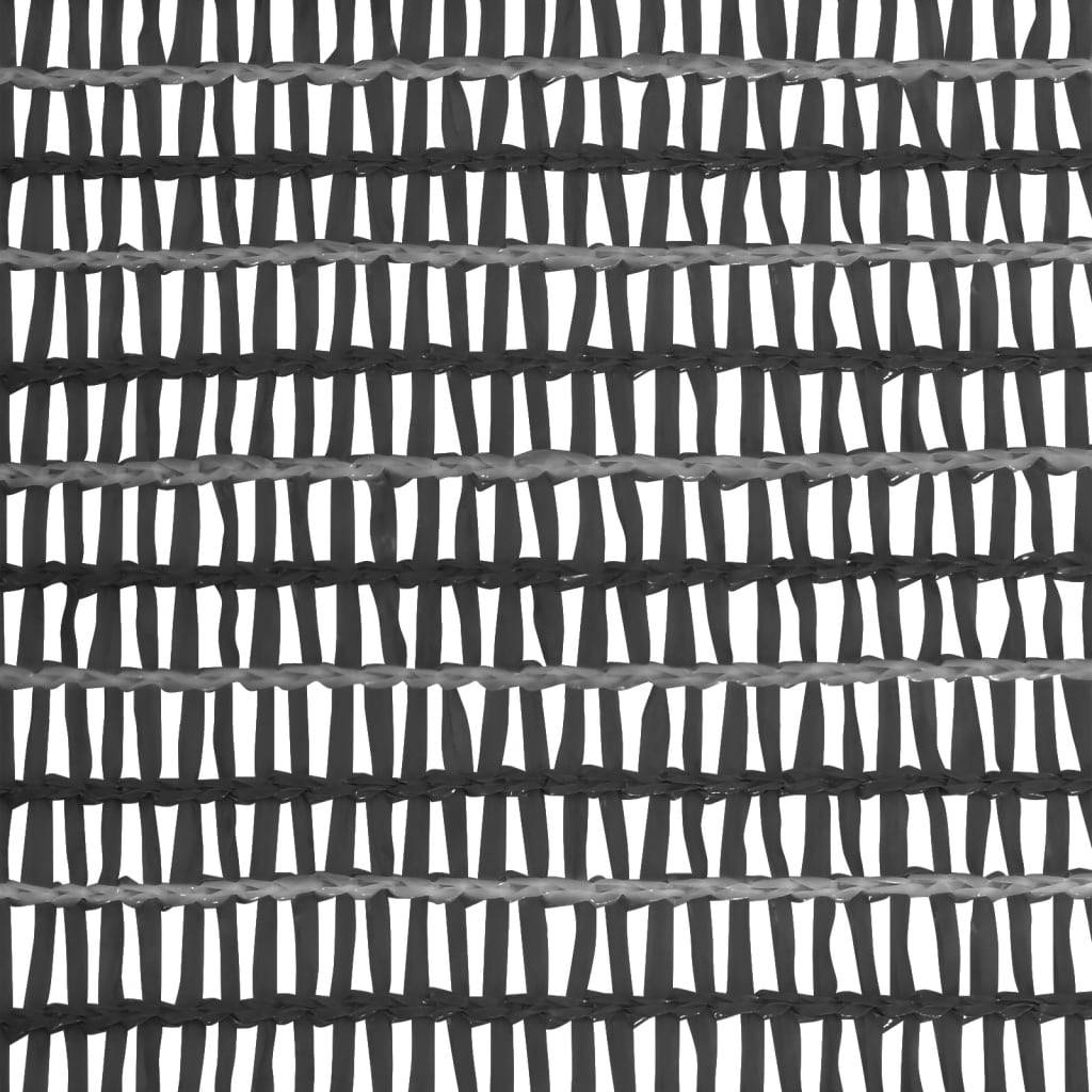 vidaXL Zaunblende Anthrazit 1,5x50 m HDPE 195 g/m²