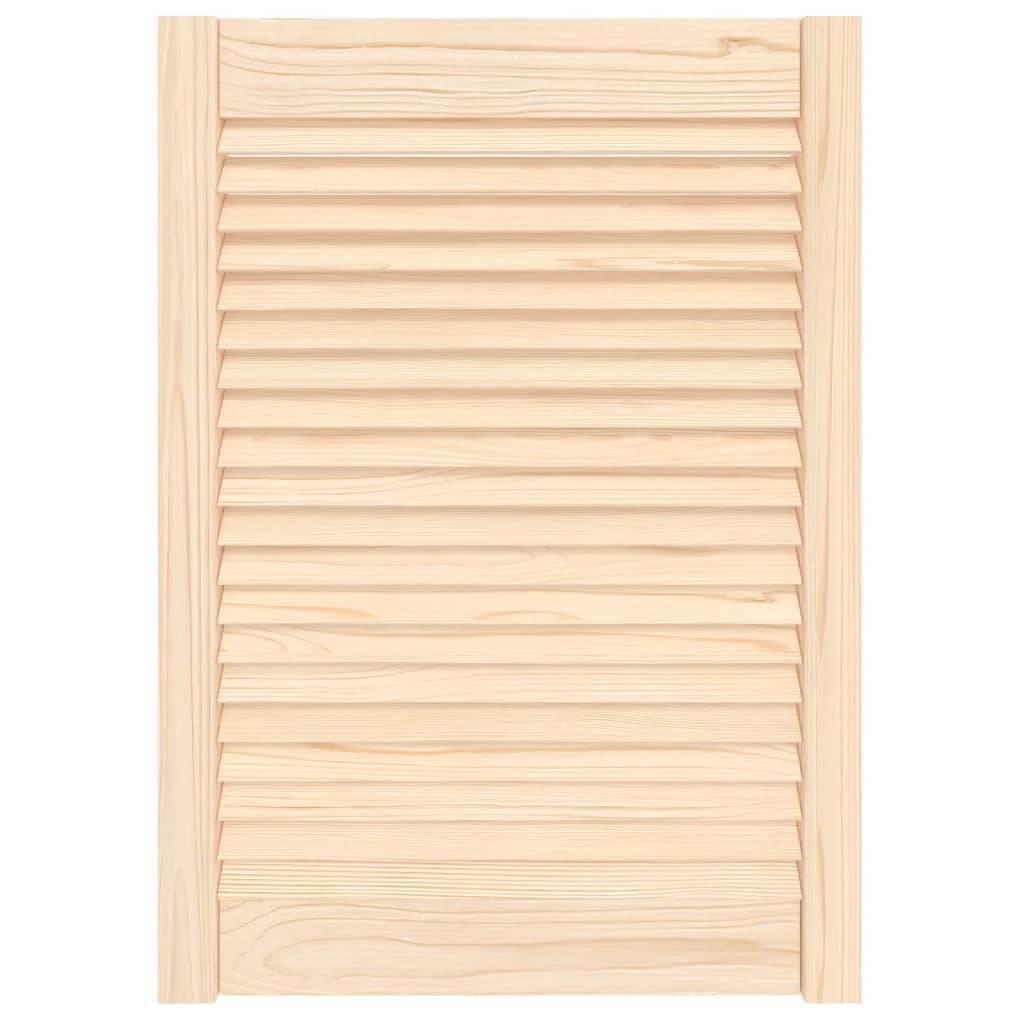 vidaXL Schranktür Lamellen-Design 69x49,4 cm Massivholz Kiefer