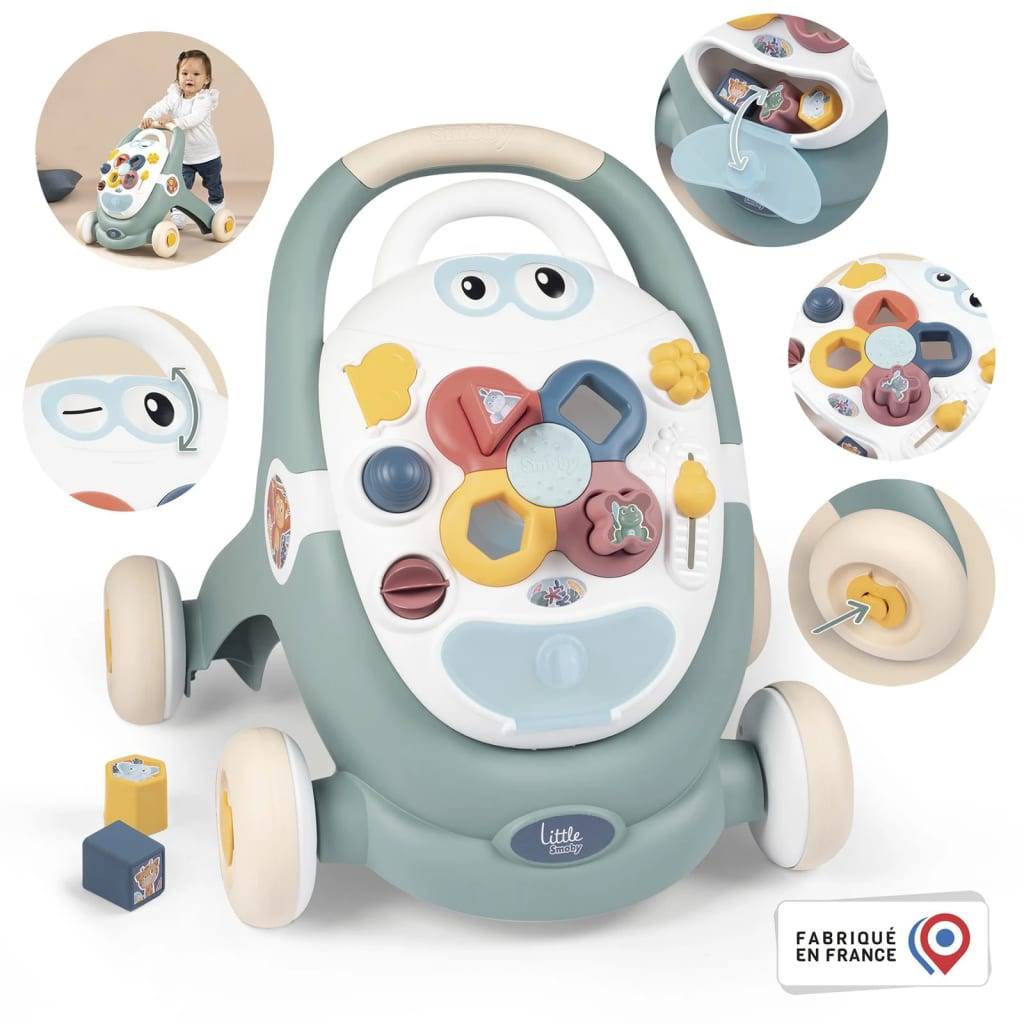 Smoby 3-in-1 Activity-Lauflernhilfe Little Smoby Trotty Walker