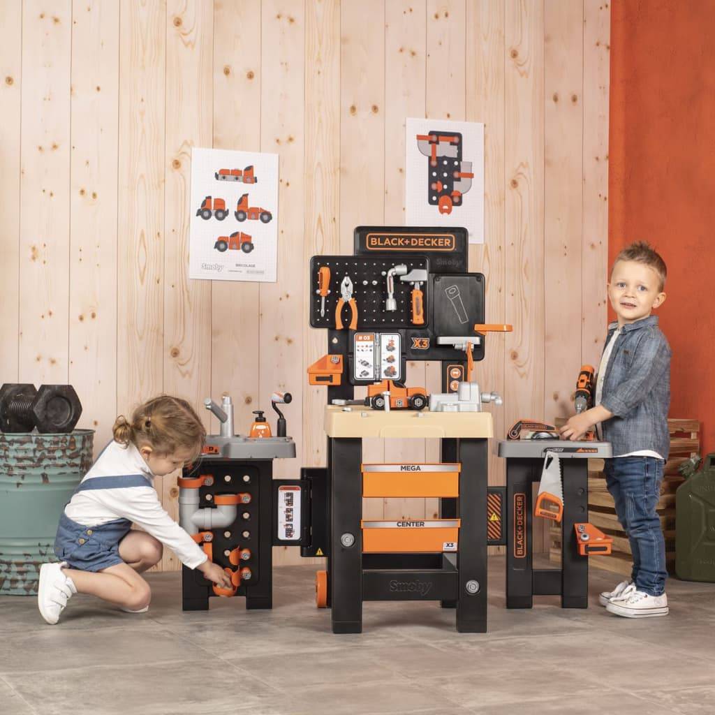 Smoby Kinderwerkbank Mega BLACK+DECKER