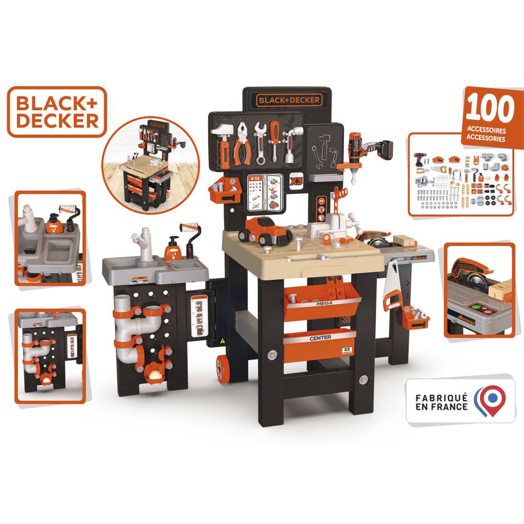 Smoby Kinderwerkbank Mega BLACK+DECKER