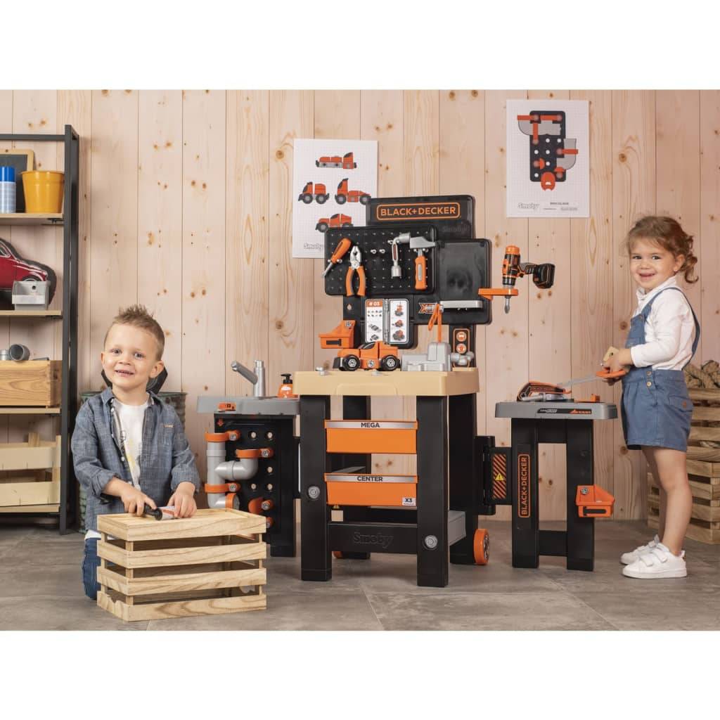 Smoby Kinderwerkbank Mega BLACK+DECKER