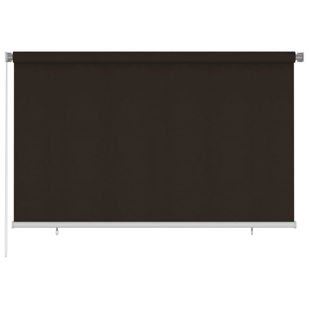 vidaXL Außenrollo 240x140 cm Braun HDPE
