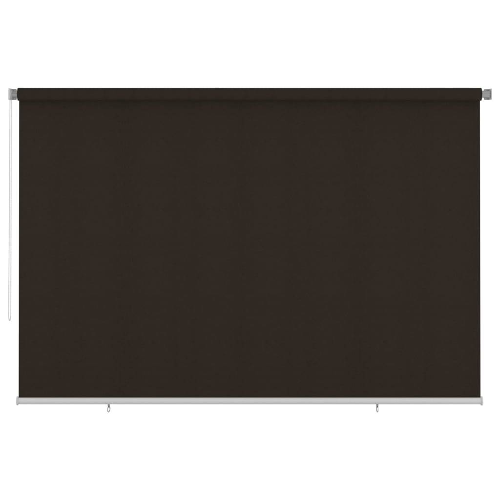 vidaXL Außenrollo 350x230 cm Braun HDPE