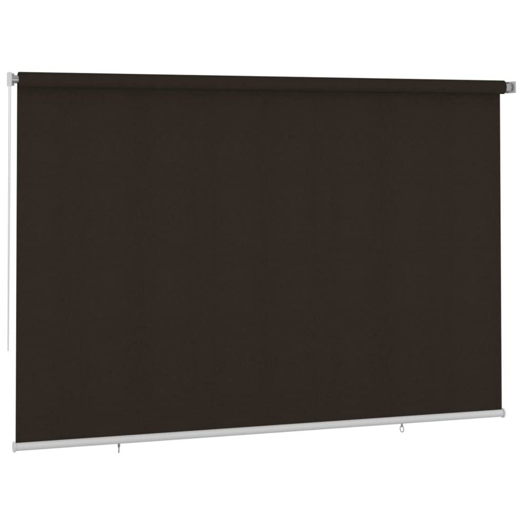 vidaXL Außenrollo 350x230 cm Braun HDPE