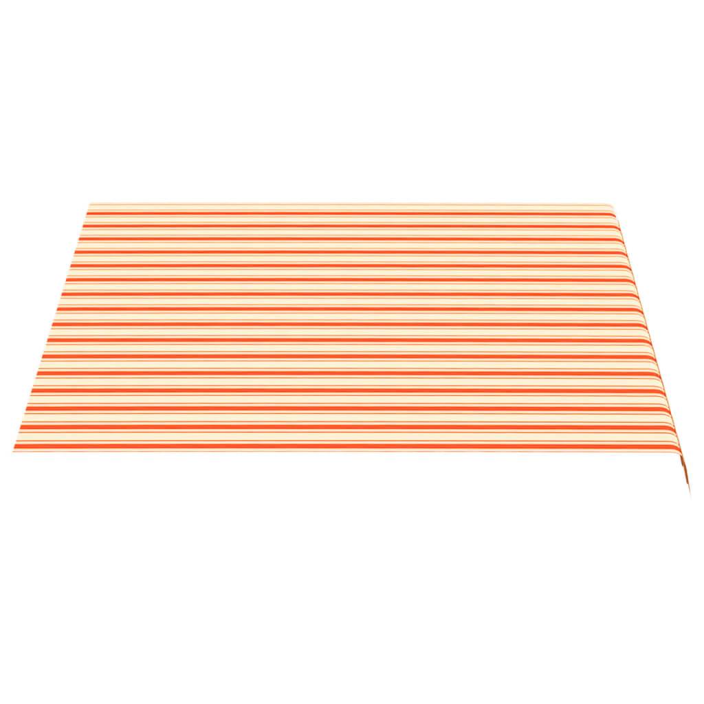 vidaXL Markisenbespannung Gelb und Orange 3x2,5 m