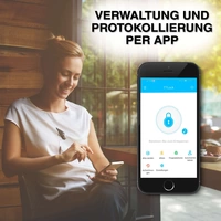 FLEX MAX Bluetooth, Fingerprint und Zahlencode Türgriff FLEX MAX Bluetooth, Fingerprint und Zahlencode Türgriff