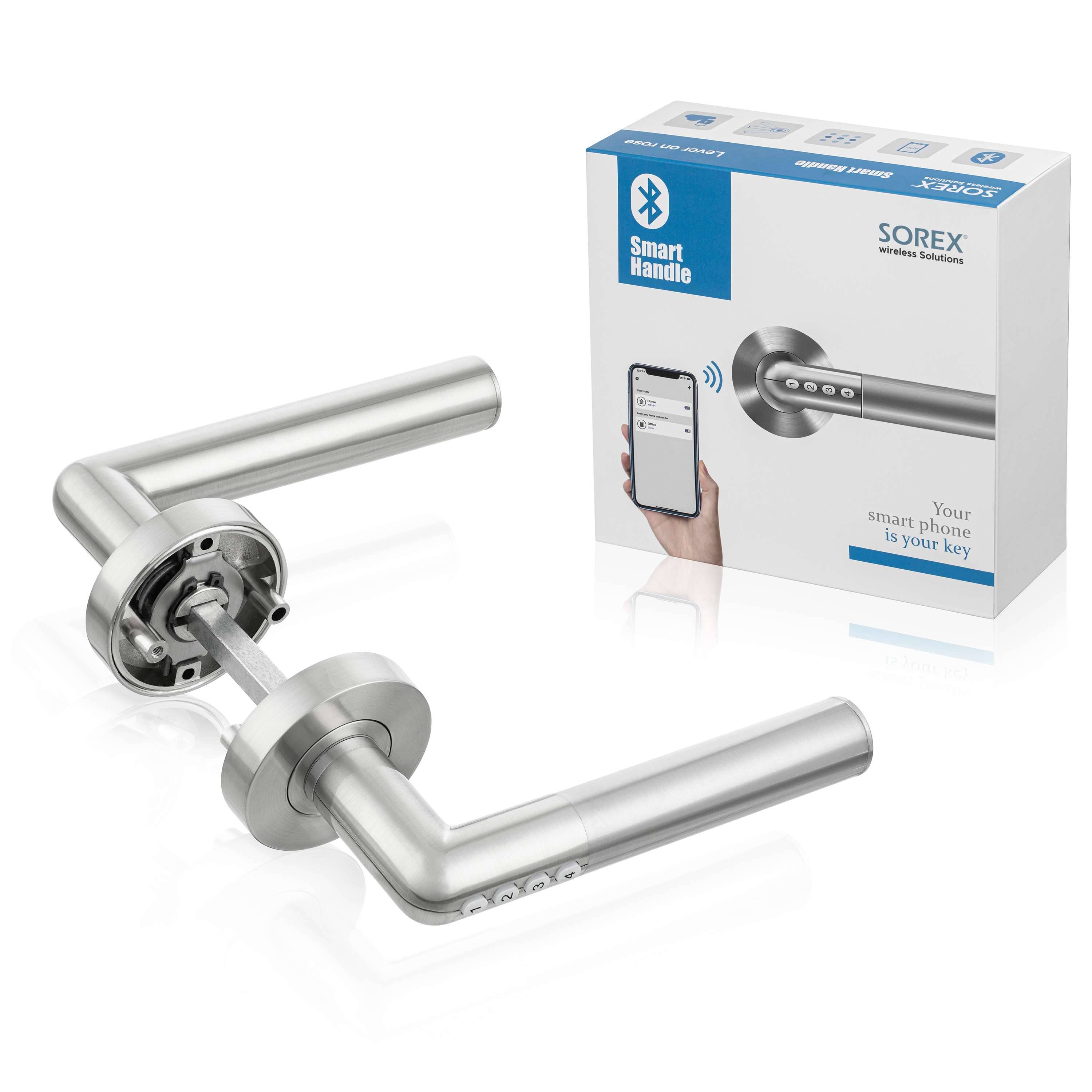 FLEX Bluetooth Türgriff silber