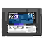 Patriot P220 - SSD - 512 GB - intern - 2.5 (6.4 cm) - SATA 3Gb/s