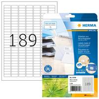 HERMA 10700 - Gestanztes Etikett - 2,54 cm - 1 cm - 189 Stück(e)
