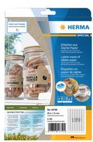 HERMA 10750, Braun, Rechteck, Dauerhaft, 25,4 x 10 mm, A4, Universal