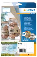 HERMA 10758, Braun, Rechteck, Dauerhaft, 210 x 297 mm, A4, Universal