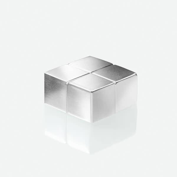 SuperDym-Magnet C10 Cube silber extra stark 20x10x20mm VE=2 Stück