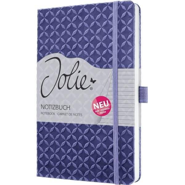 Notizbuch Jolie Hardcover A5 dark purple 174 Seiten liniert 80g