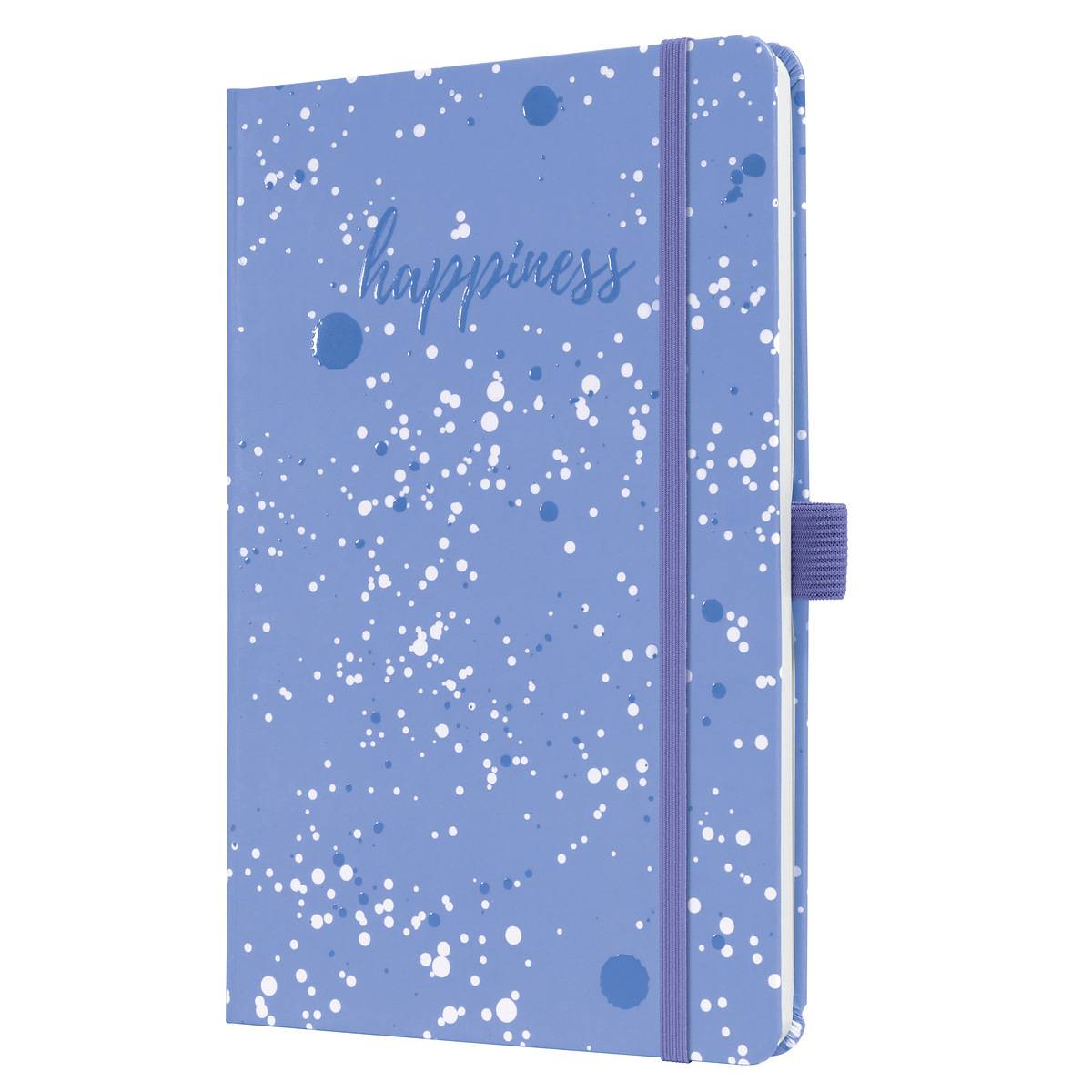 SIGEL Notizbuch Jolie - Violet Happiness - liniert - ca. A5 - violett - Hardcover - 174 S. - FSC-zertifiziert
