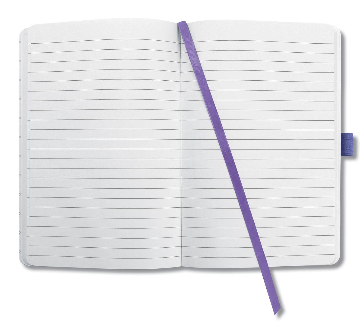 SIGEL Notizbuch Jolie - Violet Happiness - liniert - ca. A5 - violett - Hardcover - 174 S. - FSC-zertifiziert