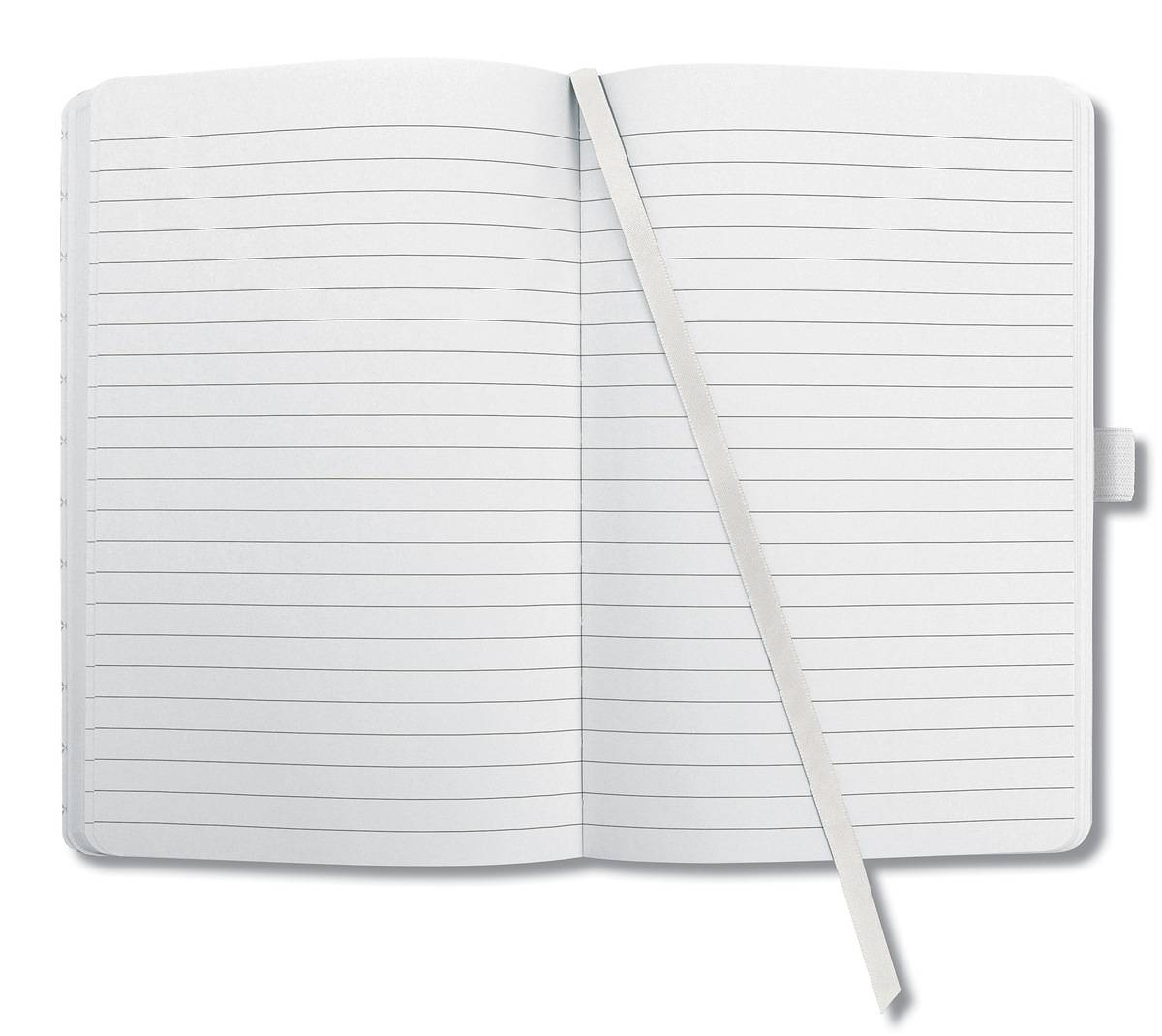 SIGEL Notizbuch Jolie - Cosmic Fantasy Black - liniert - ca. A5 - schwarz, weiß - Hardcover - 174 S. - FSC-zertifiziert