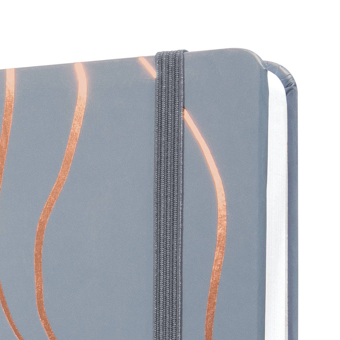 SIGEL Notizbuch Jolie - Grey Meringue - liniert - ca. A5 - grau - Hardcover - 174 S. - FSC-zertifiziert