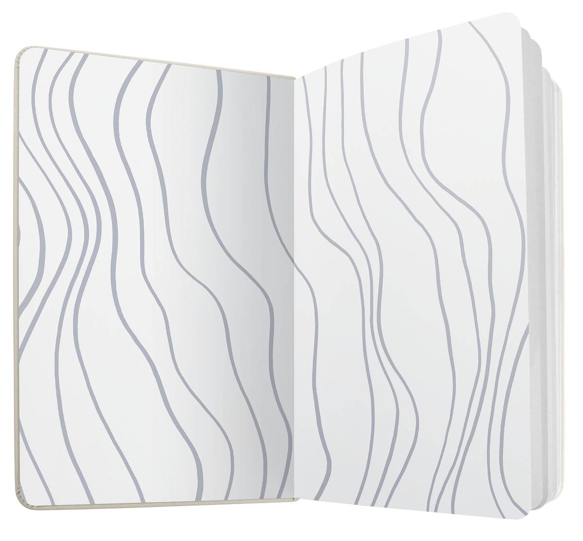 SIGEL Notizbuch Jolie - Grey Meringue - liniert - ca. A5 - grau - Hardcover - 174 S. - FSC-zertifiziert