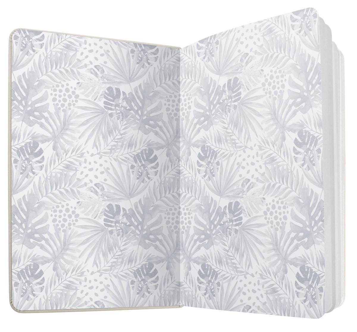 SIGEL Notizbuch Jolie - Apricot Jungle Fever - liniert - ca. A5 - apricot, violett, lila - Hardcover - 174 S.