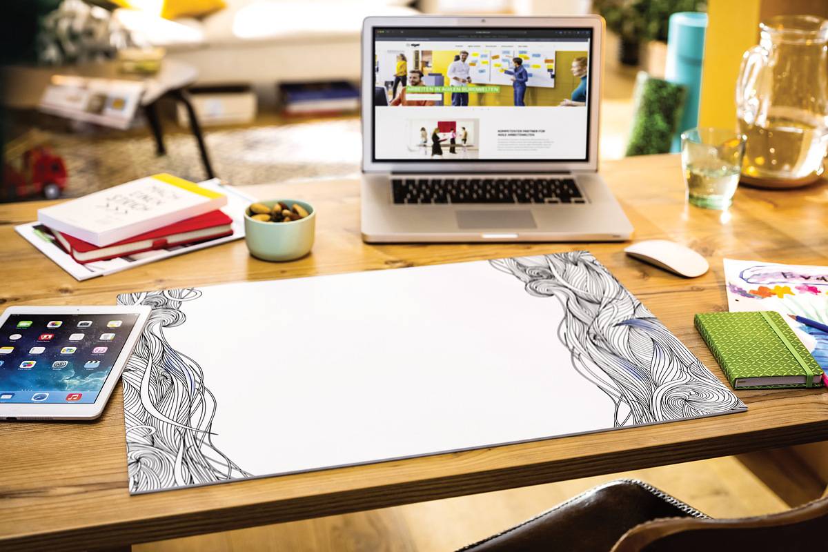 SIGEL Papier-Schreibunterlage Design, Relax, 595x410 mm, 30 Blatt